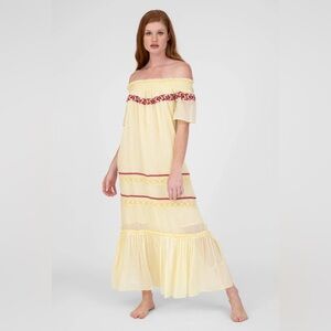 Pitusa Yellow Sofia Maxi Dress